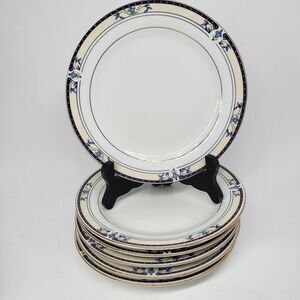 Stella Porcelain Bischburg Germany Set Of 6 Quality 7 3/4" Salad Plates VGC